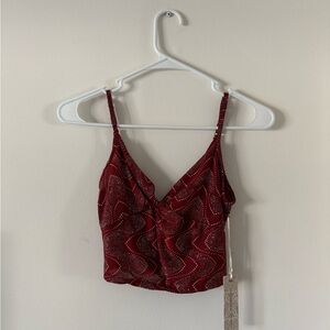 Iris Basic Burgundy Camisole - XS